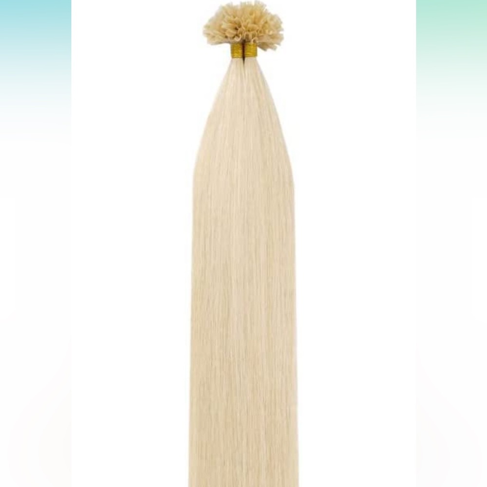 16” U Tip Hair Extensions Human Hair, Pre Bonded,50g/pack 100 strands - Picture 2 of 8